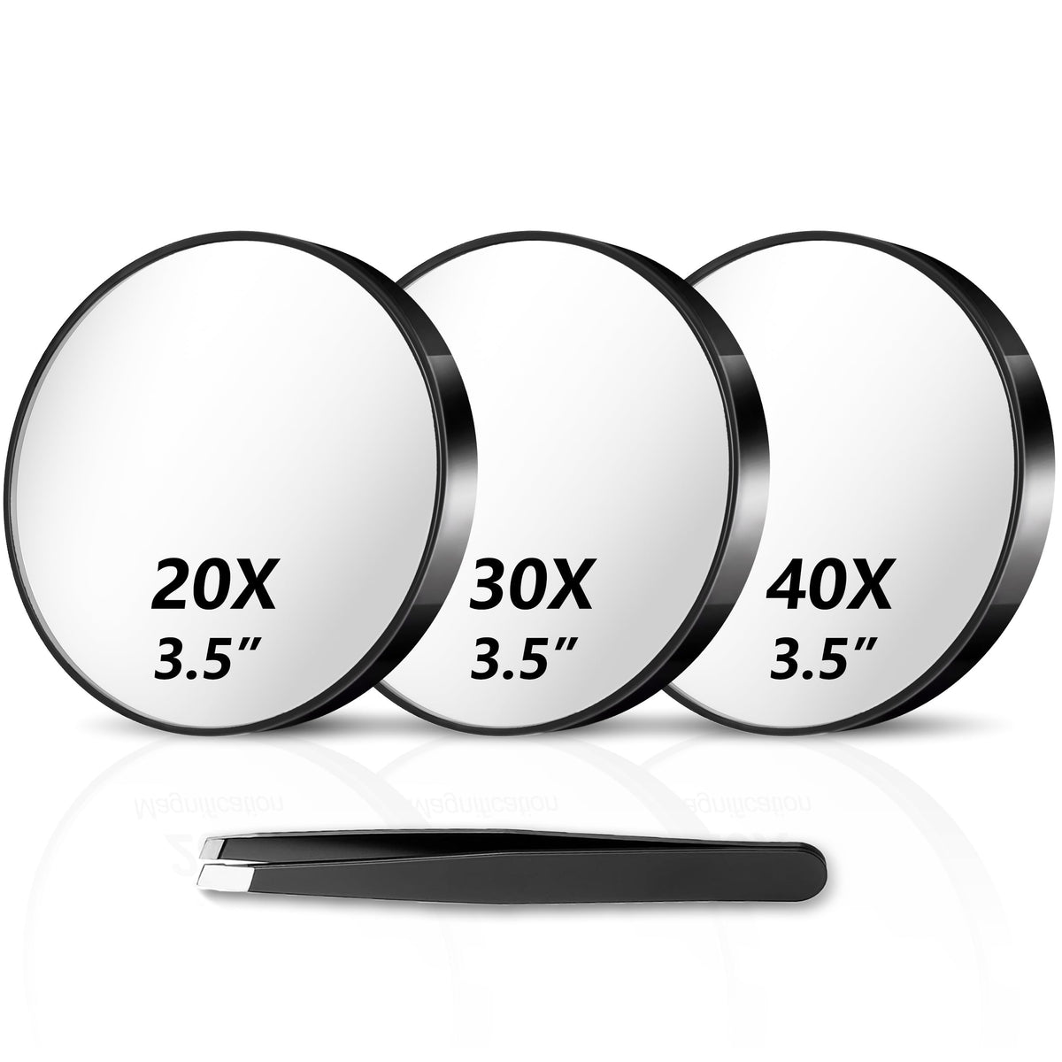 Haikopoon 20x magnification mirror close-up for makeup touch-ups