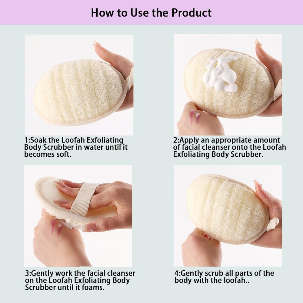 Haikuluo biodegradable loofah sponge; natural fibers for eco-friendly cleansing.