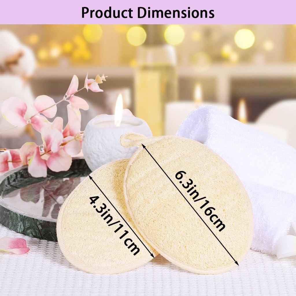 Haikuluo dual-sided loofah for deep cleansing and gentle facial care.