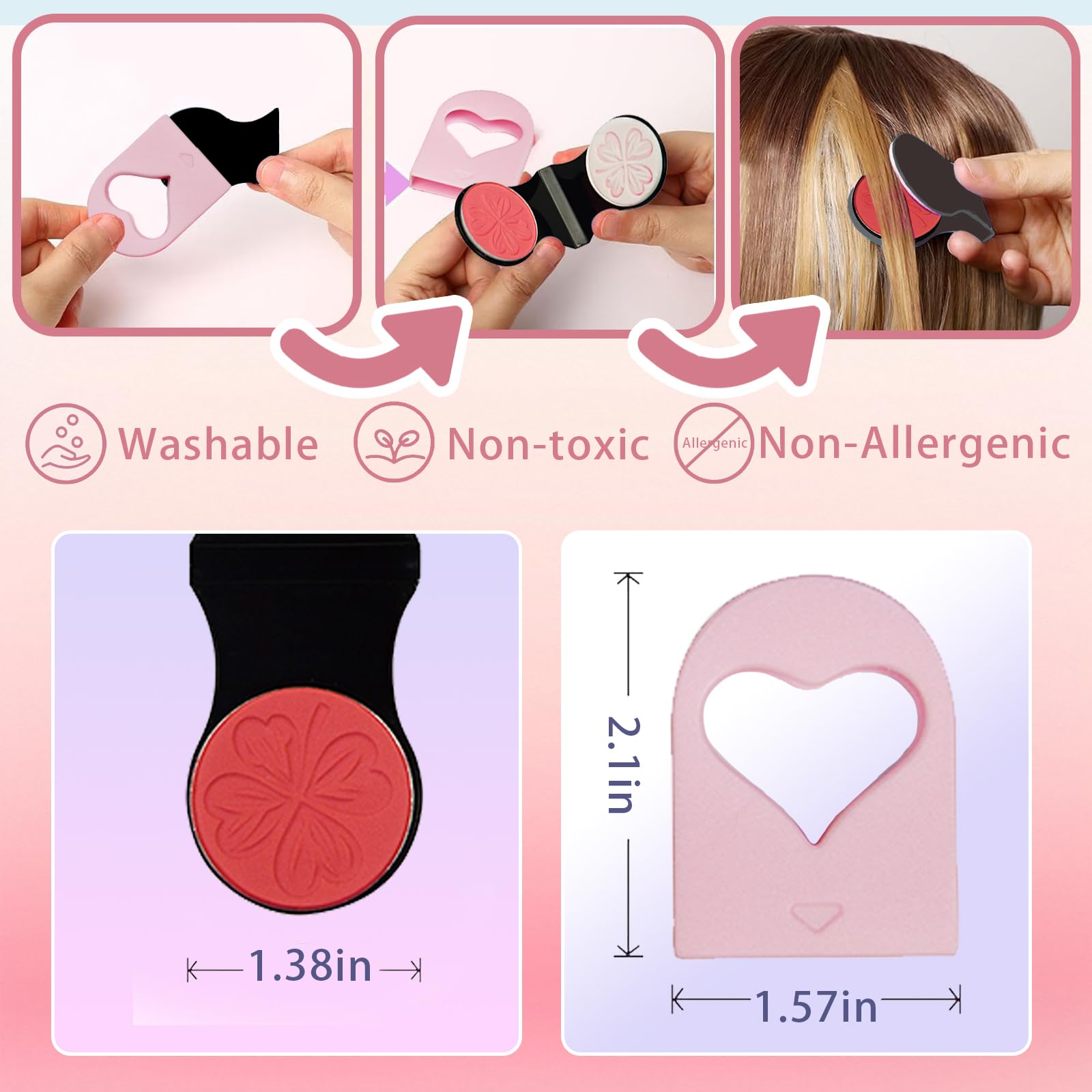 HAIOLORPRO color palette featuring blonde and pink tones for creative styling.