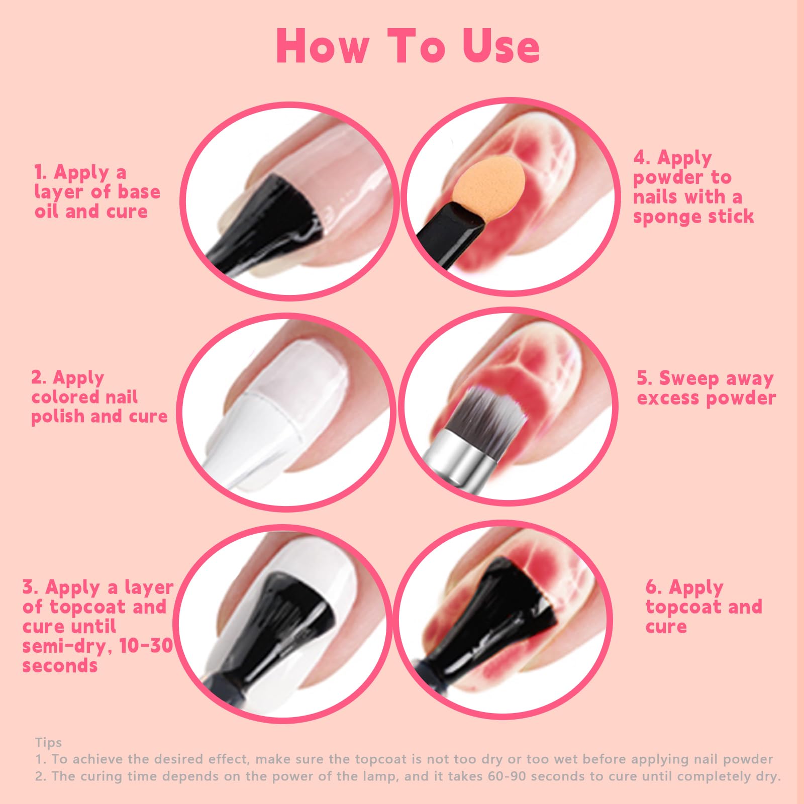 HAIOLORPRO compatible with gel, regular polish, and acrylics for versatility.