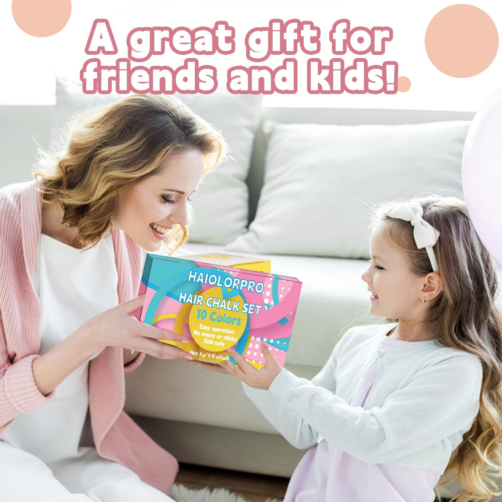 HAIOLORPRO gift idea for kids and teens to explore playful hairstyles and looks.