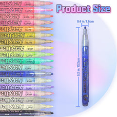 HAIOLORPRO nail art pens close-up showing smooth tip flow for clean lines