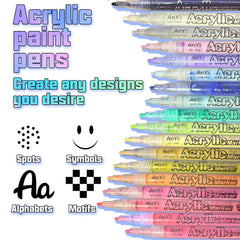 HAIOLORPRO nail art pens used on crafts like paper and glassware