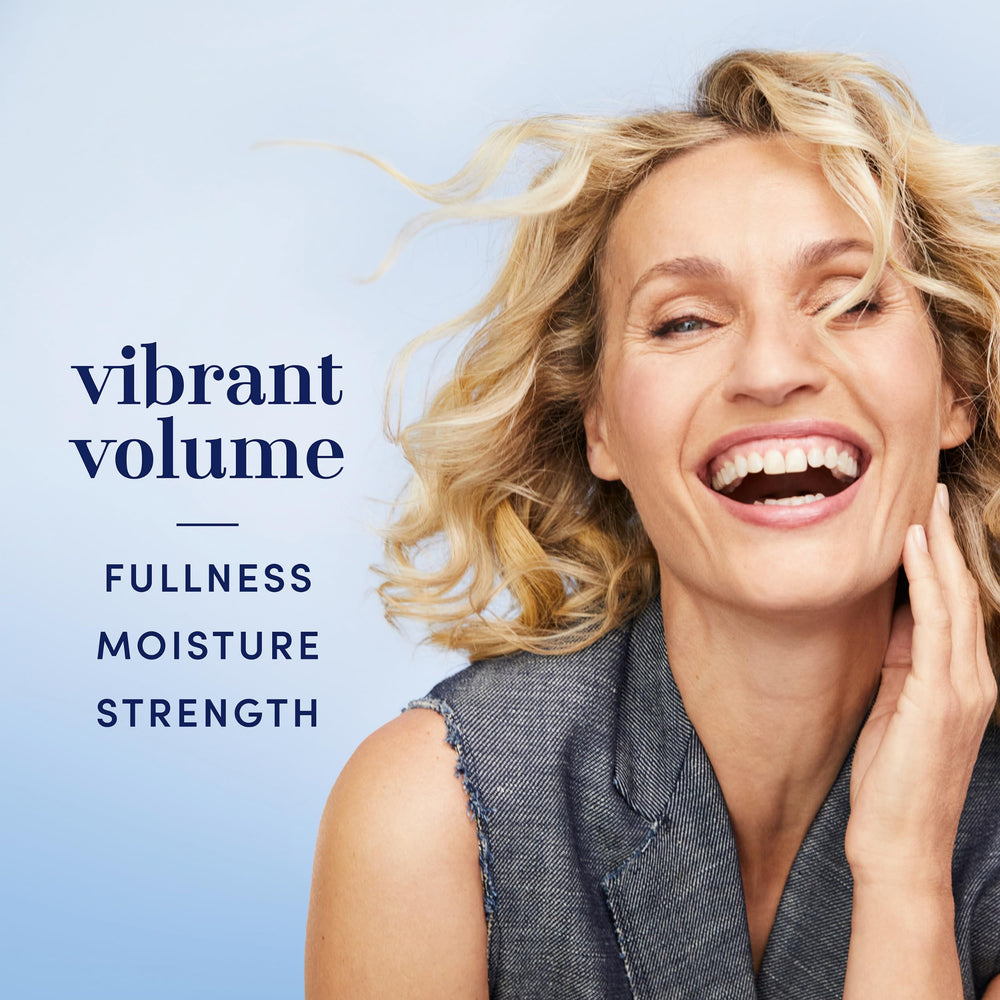 Hair Biology aging-friendly care bottle conveys gentle nourishment for mature hair.