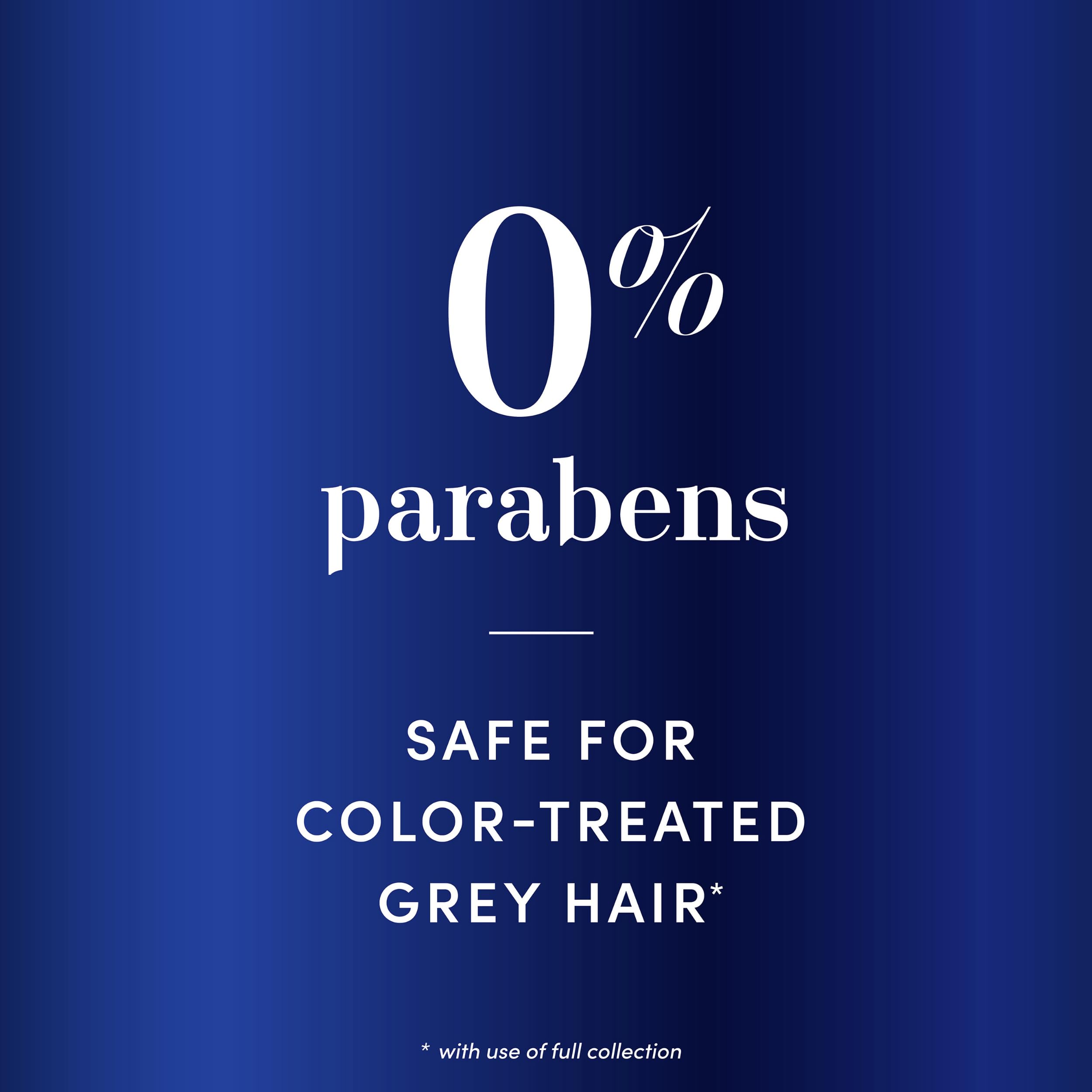 Hair Biology color-safe formula image highlighting color vitality while styling.