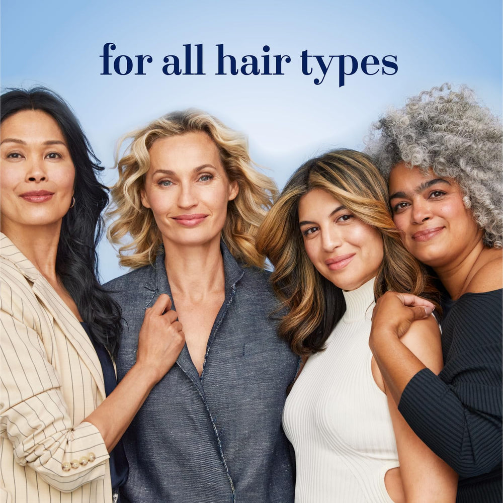 Hair Biology fullness boost close-up shows thicker, more voluminous strands.