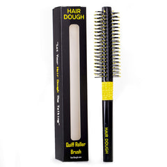Hair Dough round brush travel size ideal for on-the-go styling.