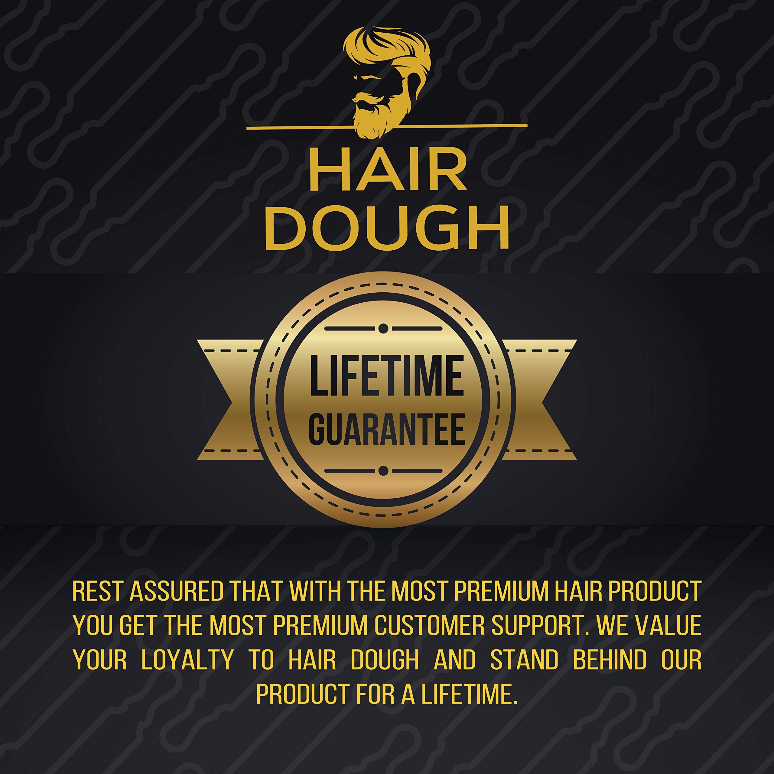 Hair Dough boxed packaging displayed for retail shopping