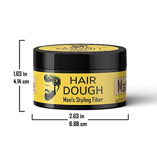 Hair Dough easy-wash-out formula leaves no residue