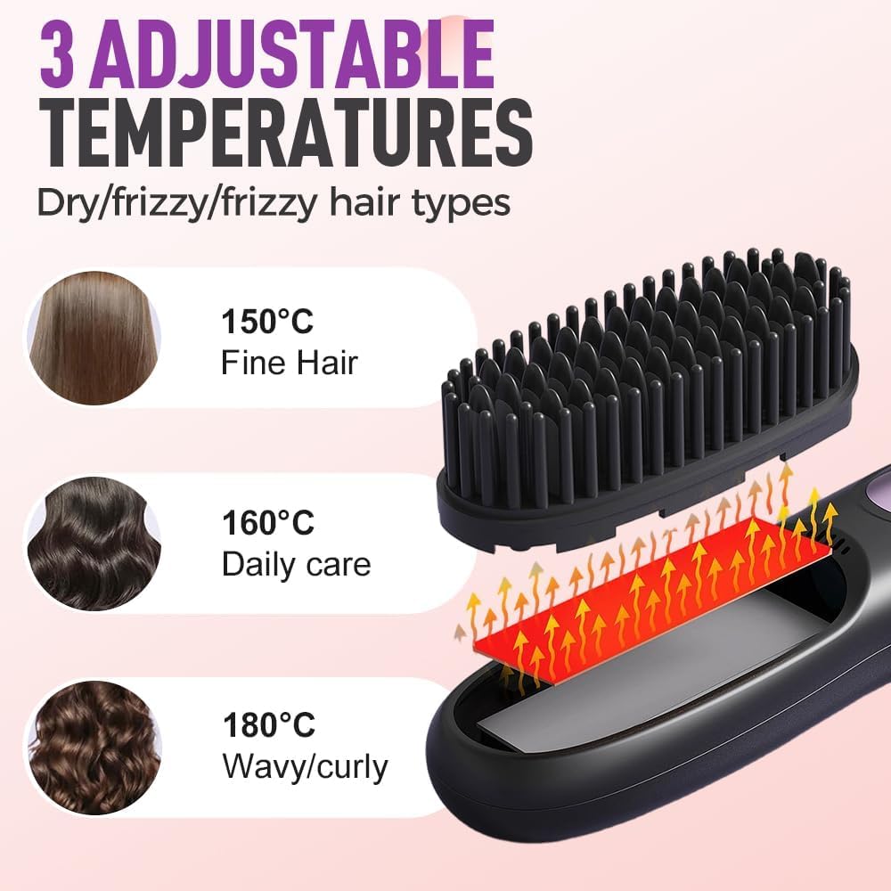 Hair Essence Go Brush Pro safety-first design protects skin during use