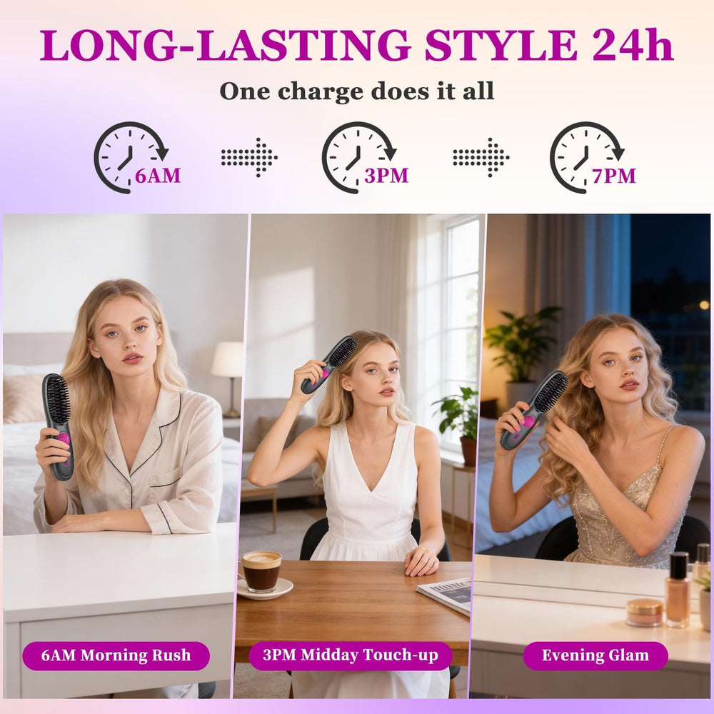 Hair Essence Go Brush Pro travel-compact design for easy packing
