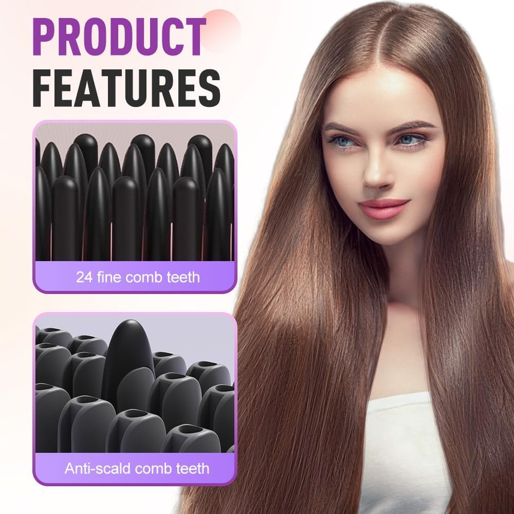 Hair Essence Go Brush Pro USB rechargeable power with auto shut-off