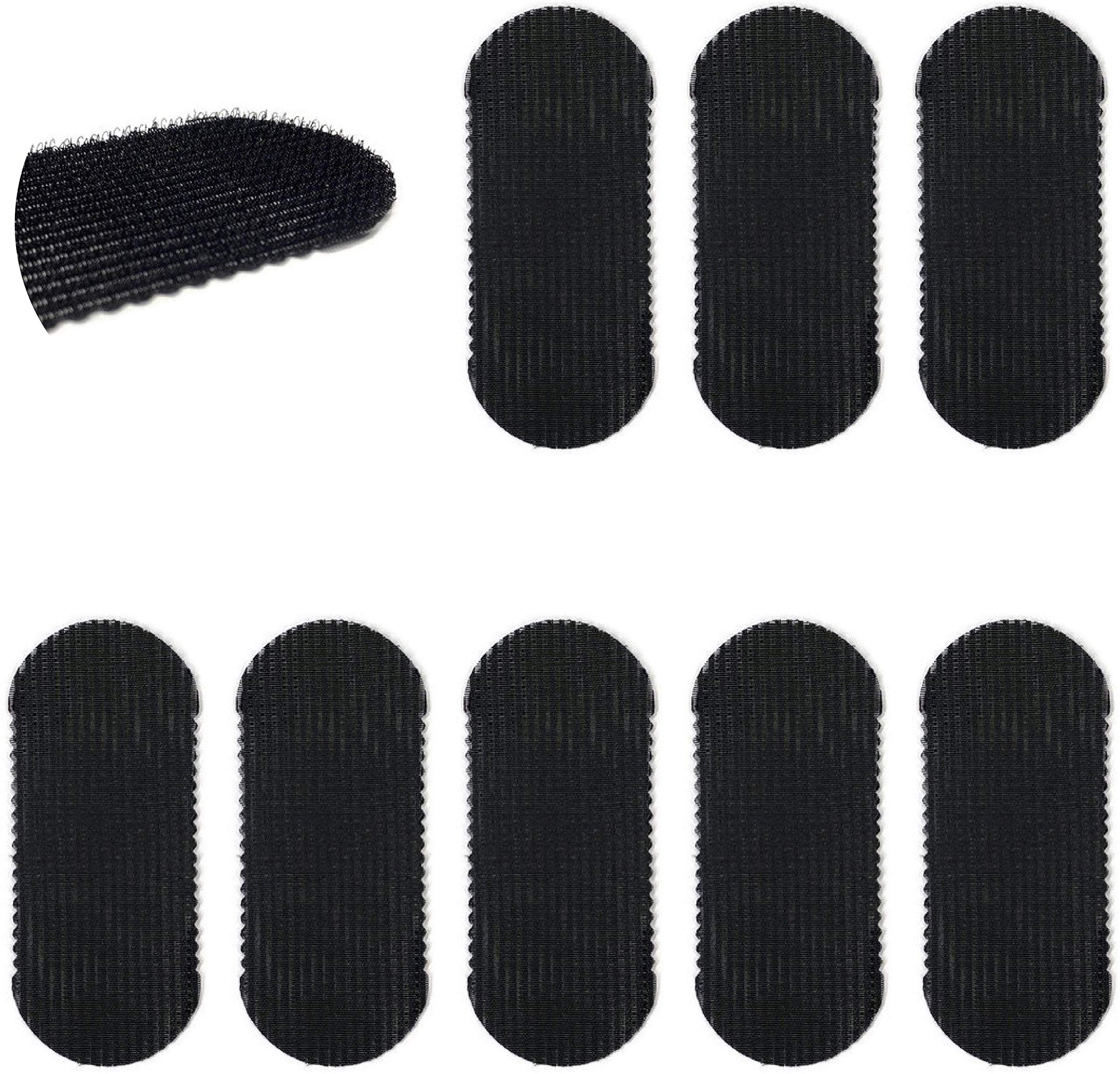 Hair Grippers bundle pack eight black clips for secure hair control in salons.