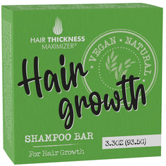 Hair Thickness Maximizer barra champú biotina para cabello fino y sedoso.