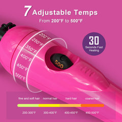 Hair Trends Mini Pink Hot Comb ceramic technology for even heat