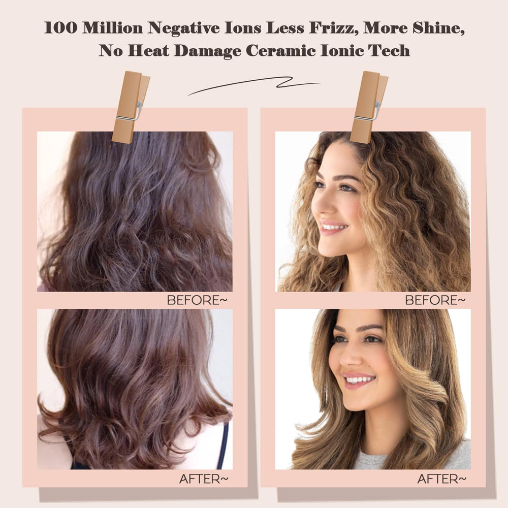 Hair trends Nano titanium barrel delivers smooth, lasting blowouts.