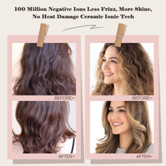 Hair Trends nano titanium barrel delivers fast, lasting heat.
