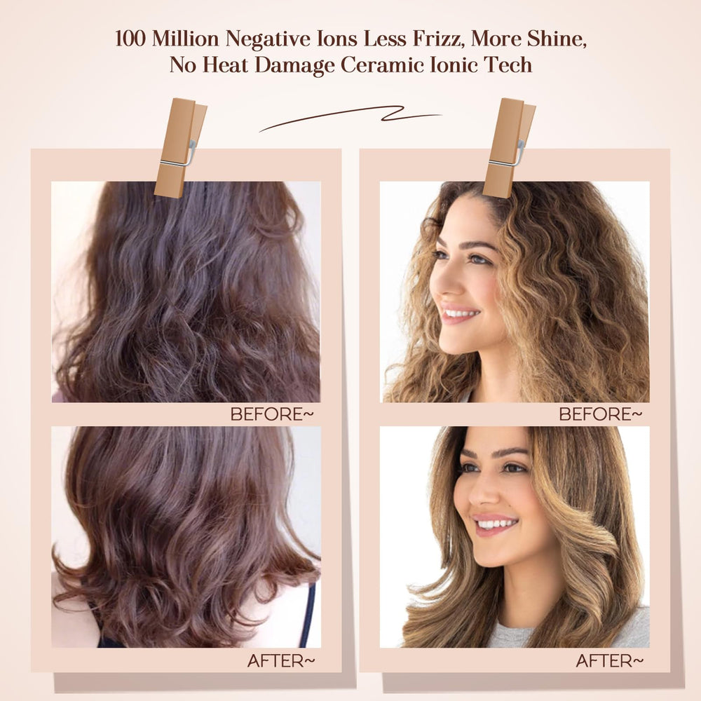 Hair Trends nano titanium technology for faster heat and lasting volume.
