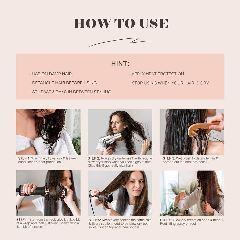Hair trends Safety plug with ETL certification emphasizes safe styling.