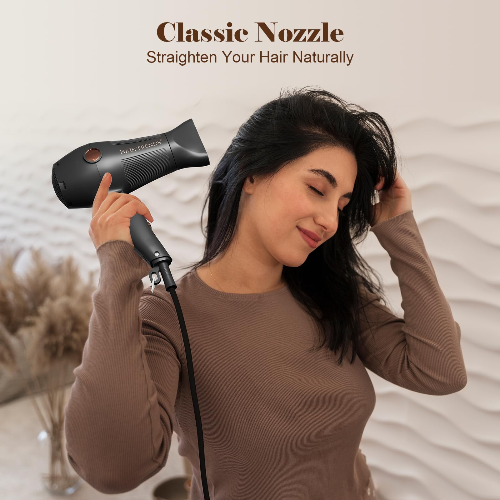Hair Trends Travel Hair Dryer diffuser attachment for curl definition