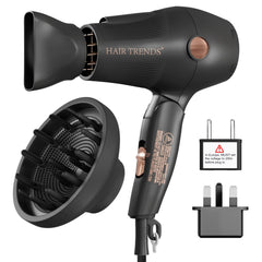 Hair Trends Travel Hair Dryer folded compact for easy packing