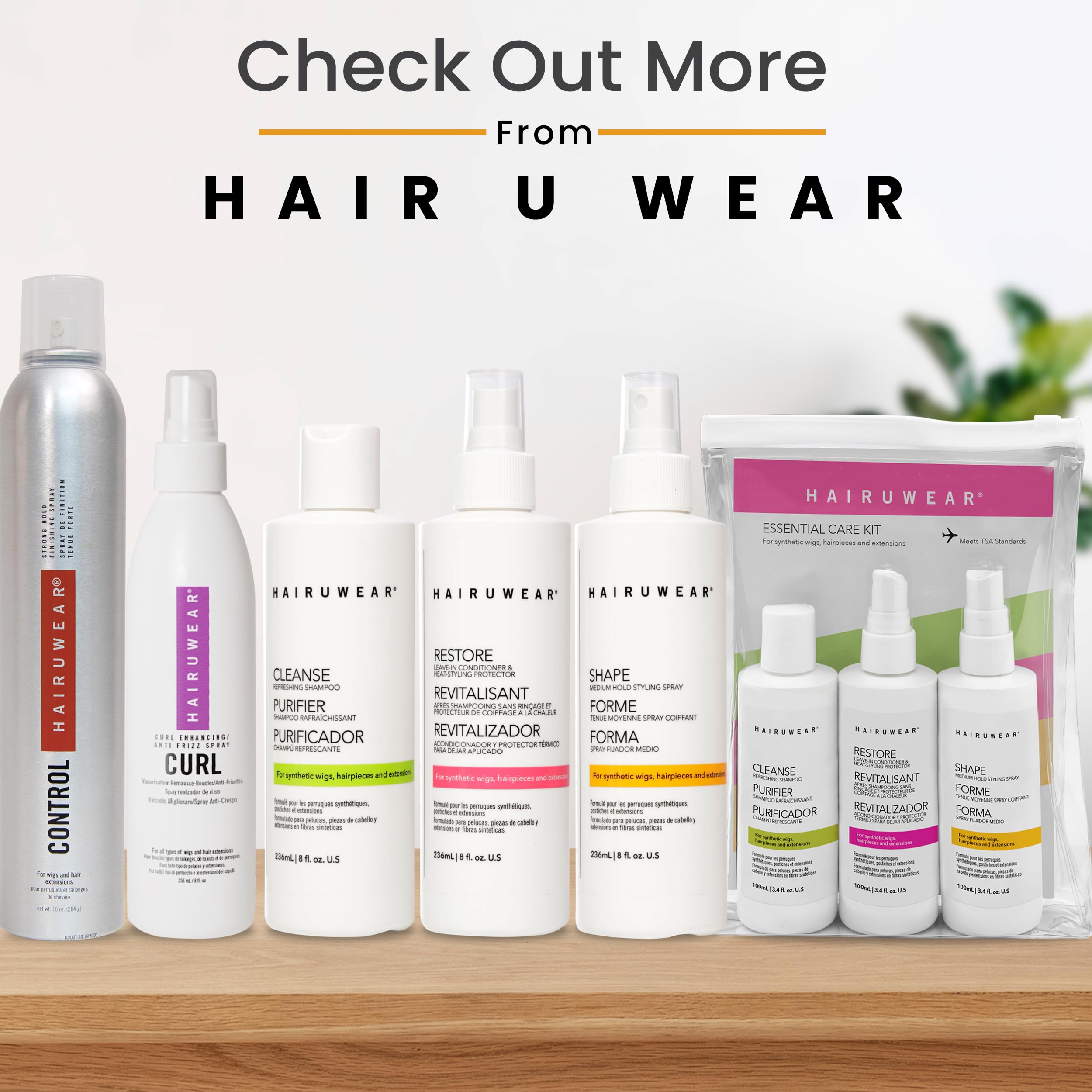 Aplicación fácil para estilos con calor en pelucas Raquel Welch Hair U Wear.