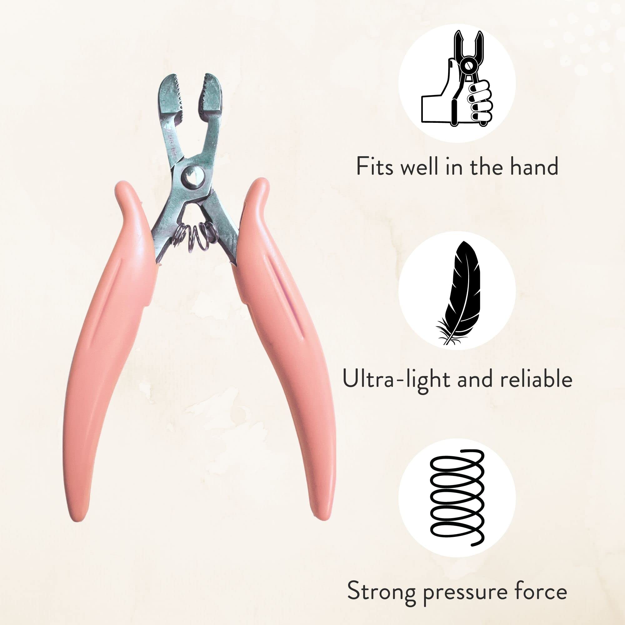 hair2heart remover pliers for at-home or salon extension removal sessions