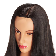 Hairingrid high temperature fiber hair offers heat styling flexibility.