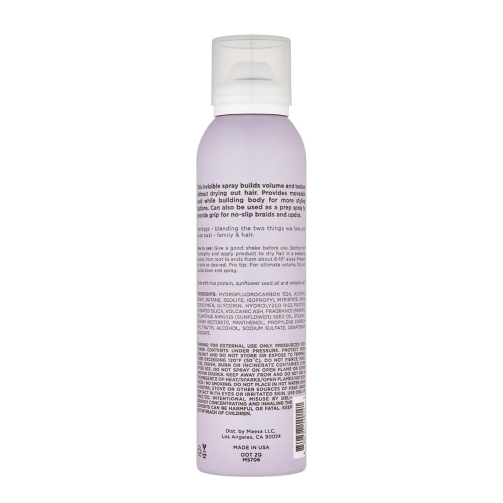 Hairitage con ingredientes arroz y aceite de girasol fortalecen y texturizan.