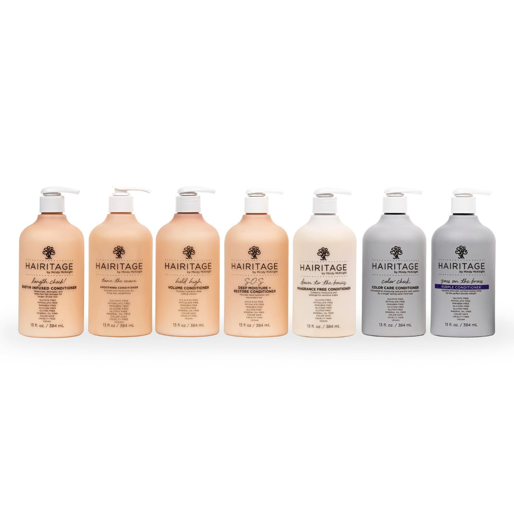 After-use Hairitage Length Check hair appears hydrated and healthy-looking.