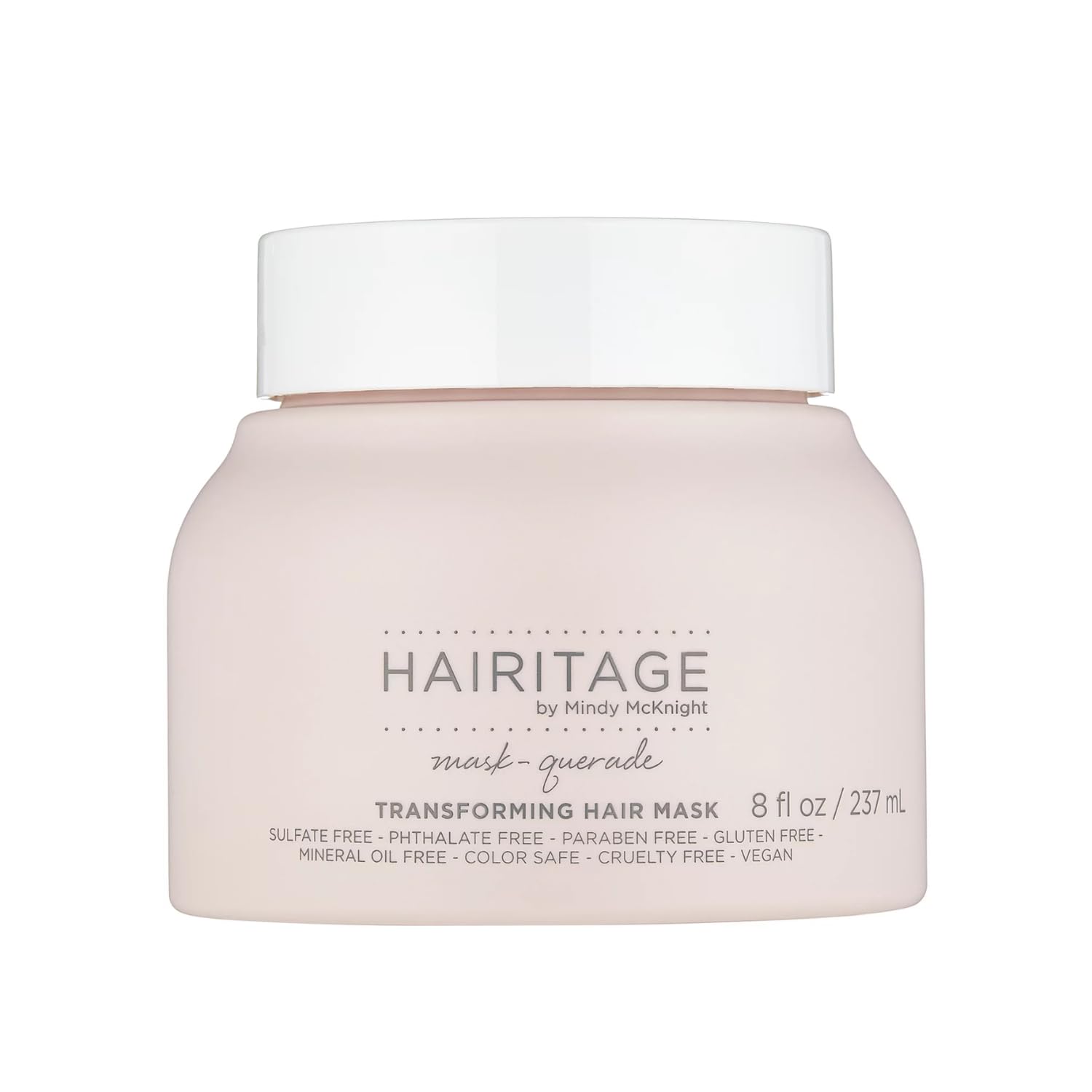 Hairitage Mascarilla de Argán en frasco para hidratación profunda del cabello.