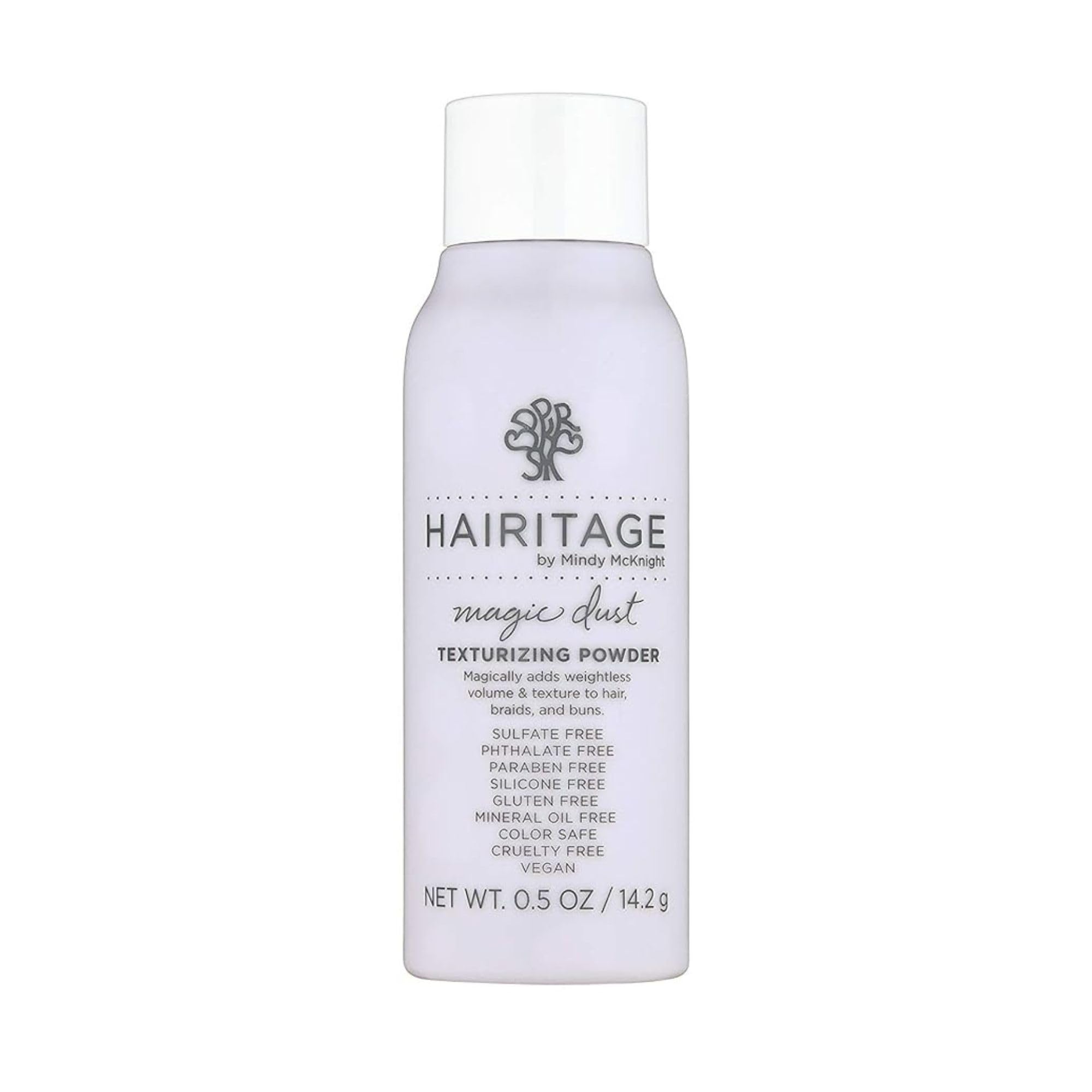 Hairitage polvo texturizante en aplicación seca para añadir volumen