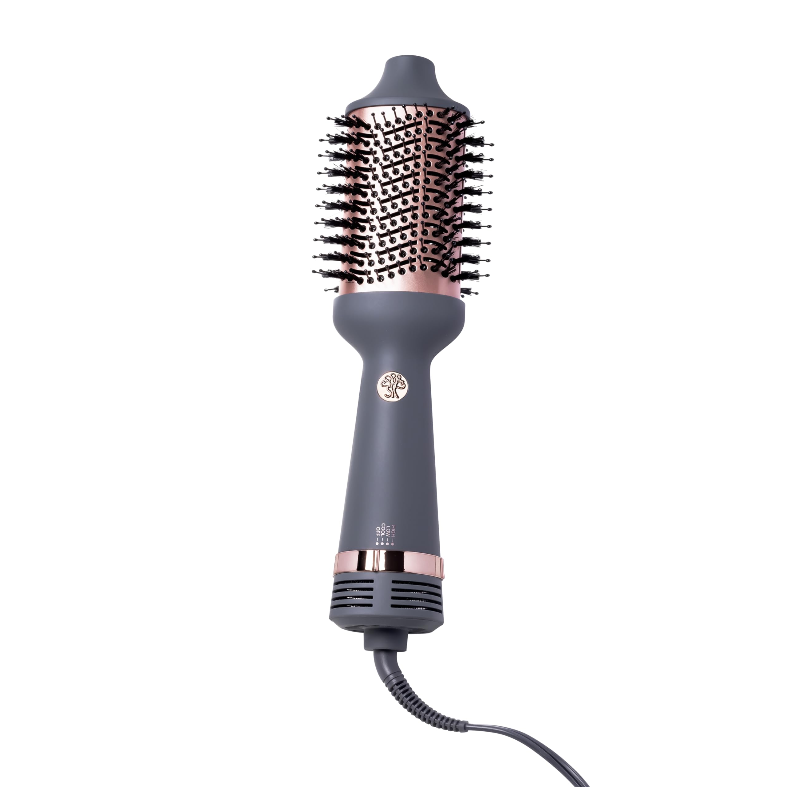 Hairitage Up in The Air volumizing brush in action for a fast, salon-worthy blowout.