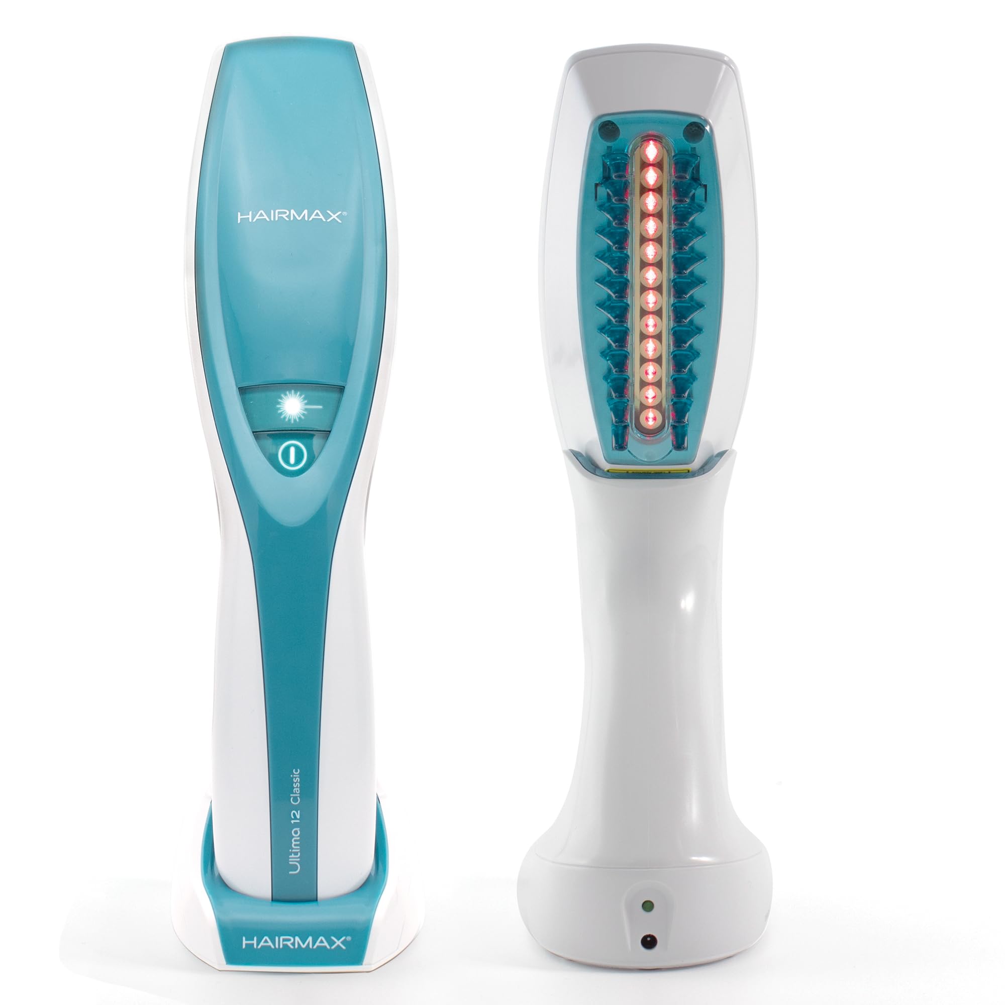 HairMax Ultima 12 Classic lasercomb front view for home use