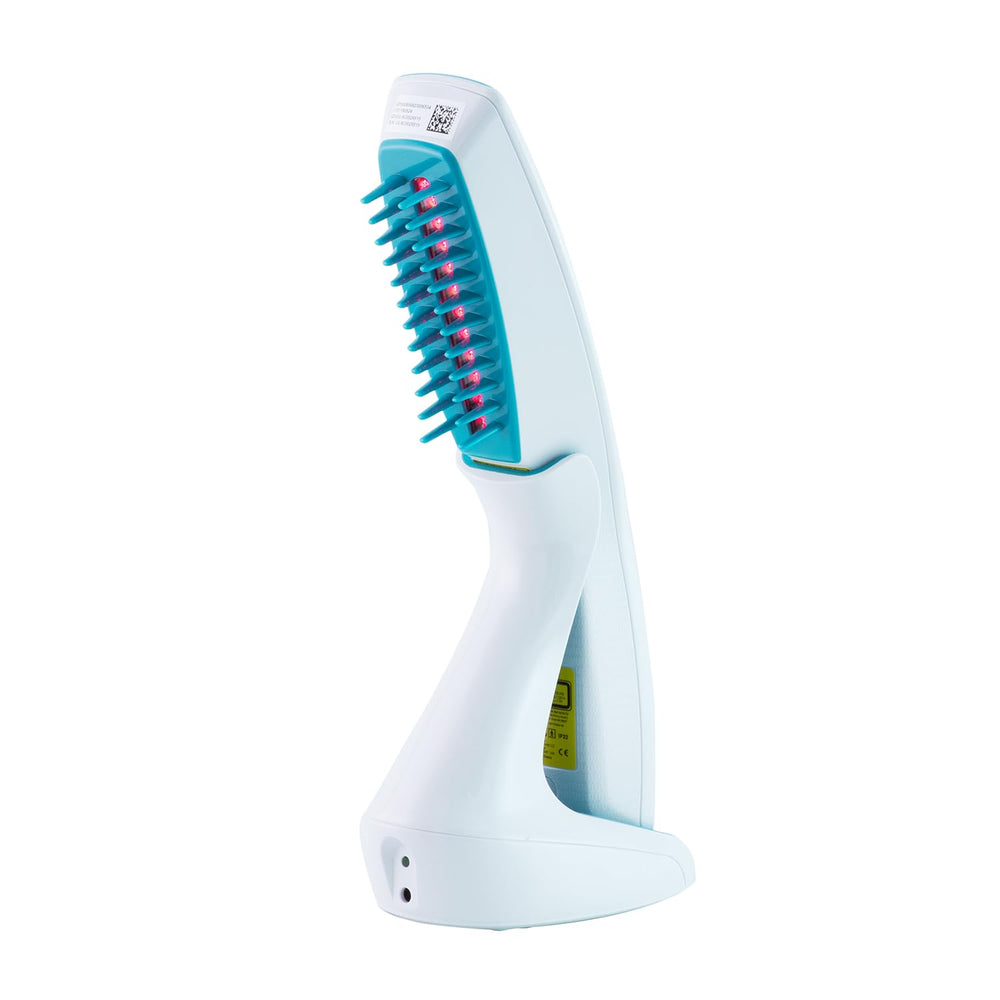 HairMax Ultima 12 Classic laser therapy lights close-up