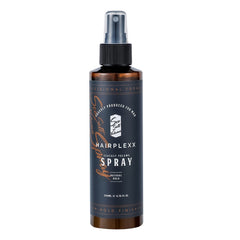 Hairplexx spray sal marina, botella y pulverizador para volumen natural.