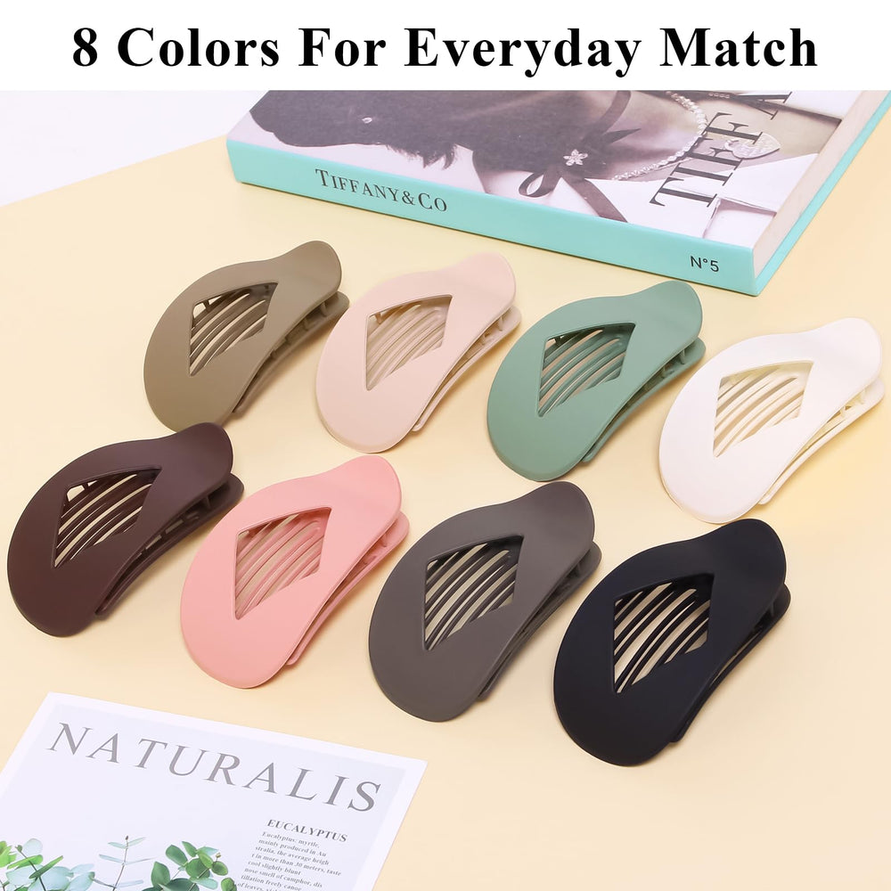 Hairshowgala neutral-tone eight-piece set complements any outfit.