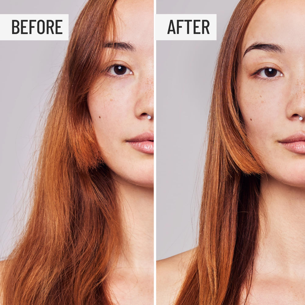 Hairstory Hair Balm defining waves and curls with movement.