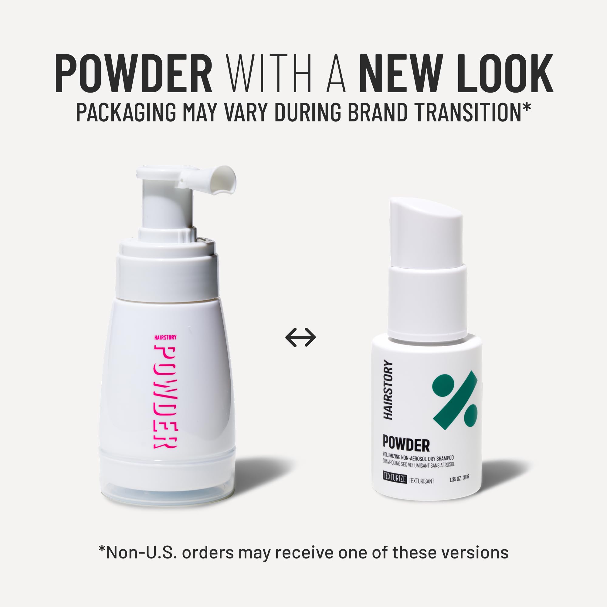 Hairstory Powder vegan and cruelty-free branding for ethical haircare.