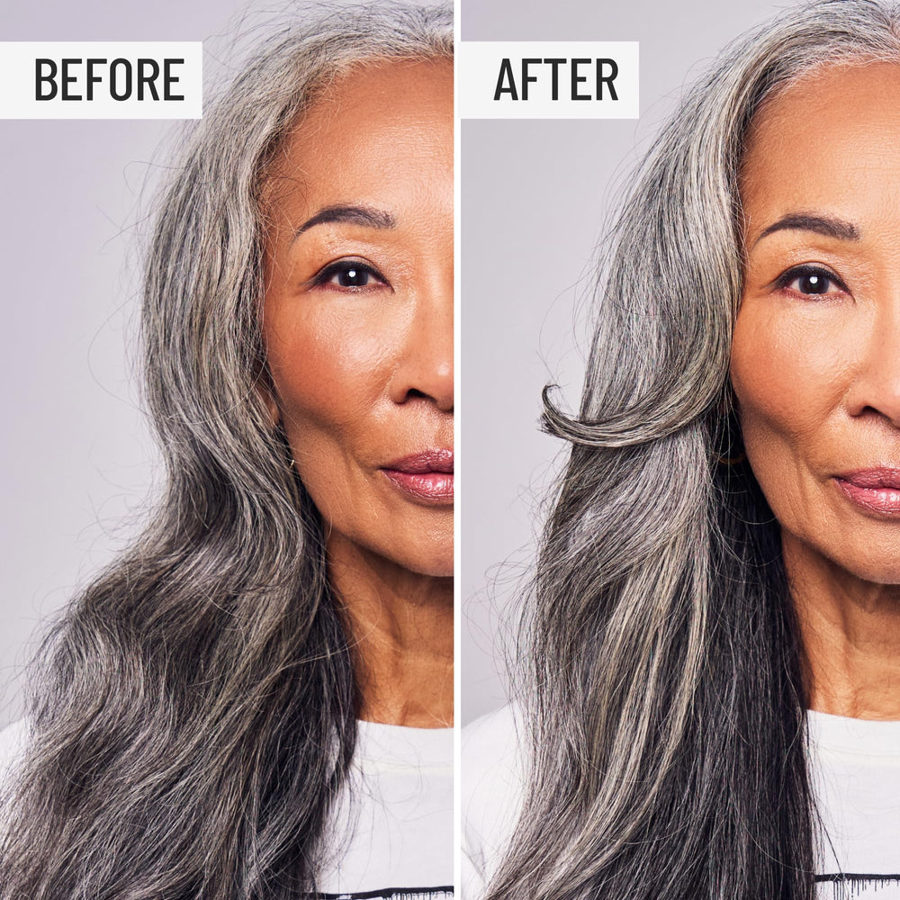 Hairstory Pre-Wash hands applying to scalp shows easy routine integration.