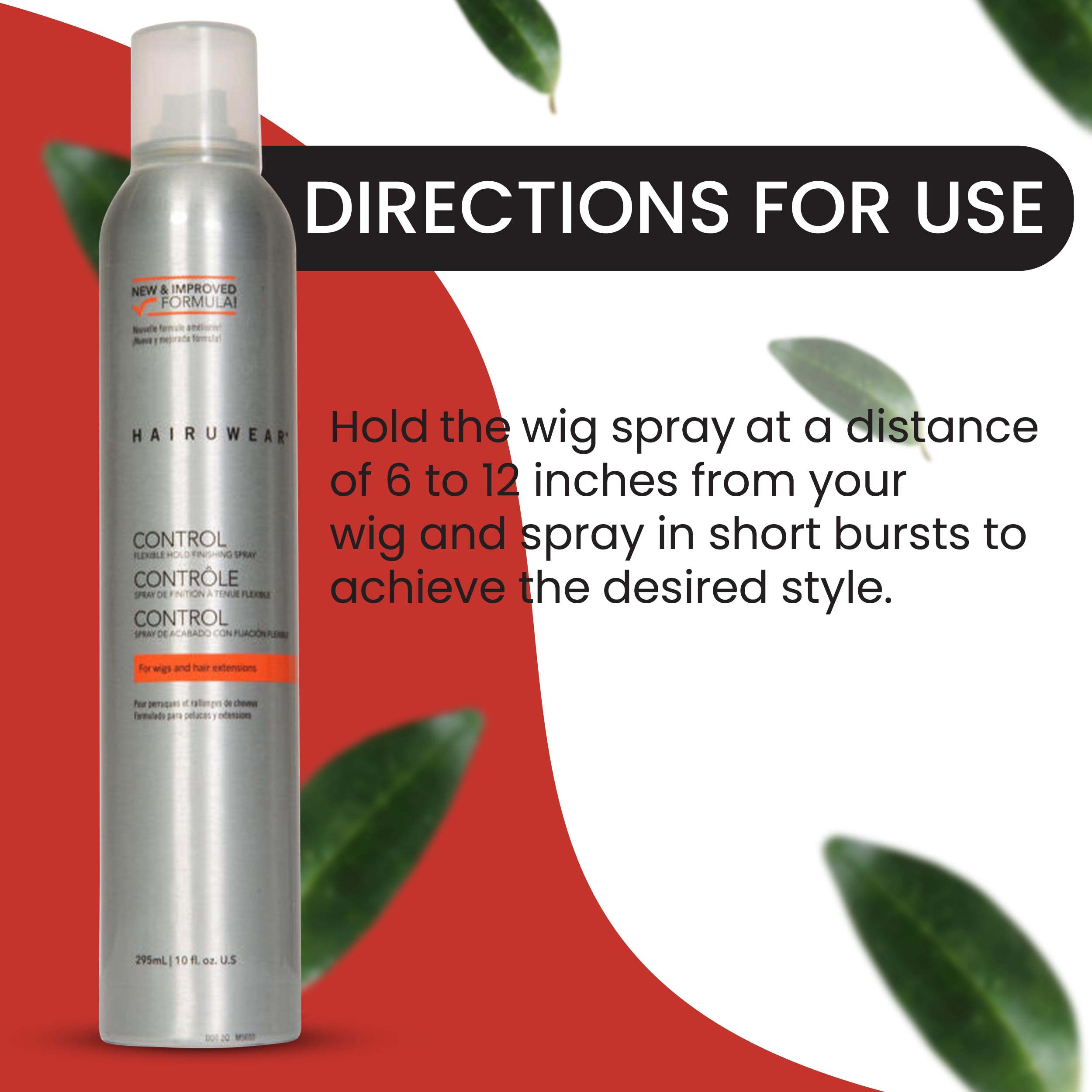 HairUWear eco-friendly cruelty-free spray supporting responsible styling