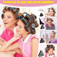 HAKINBOT heatless styling set for easy curls and waves without heat