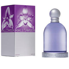 Halloween Eau de Toilette for Women bottle front view highlighting floral design for daily wear
