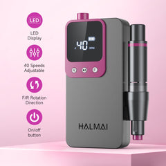 Halmai 6-bit professional set for trimming, sanding, polishing