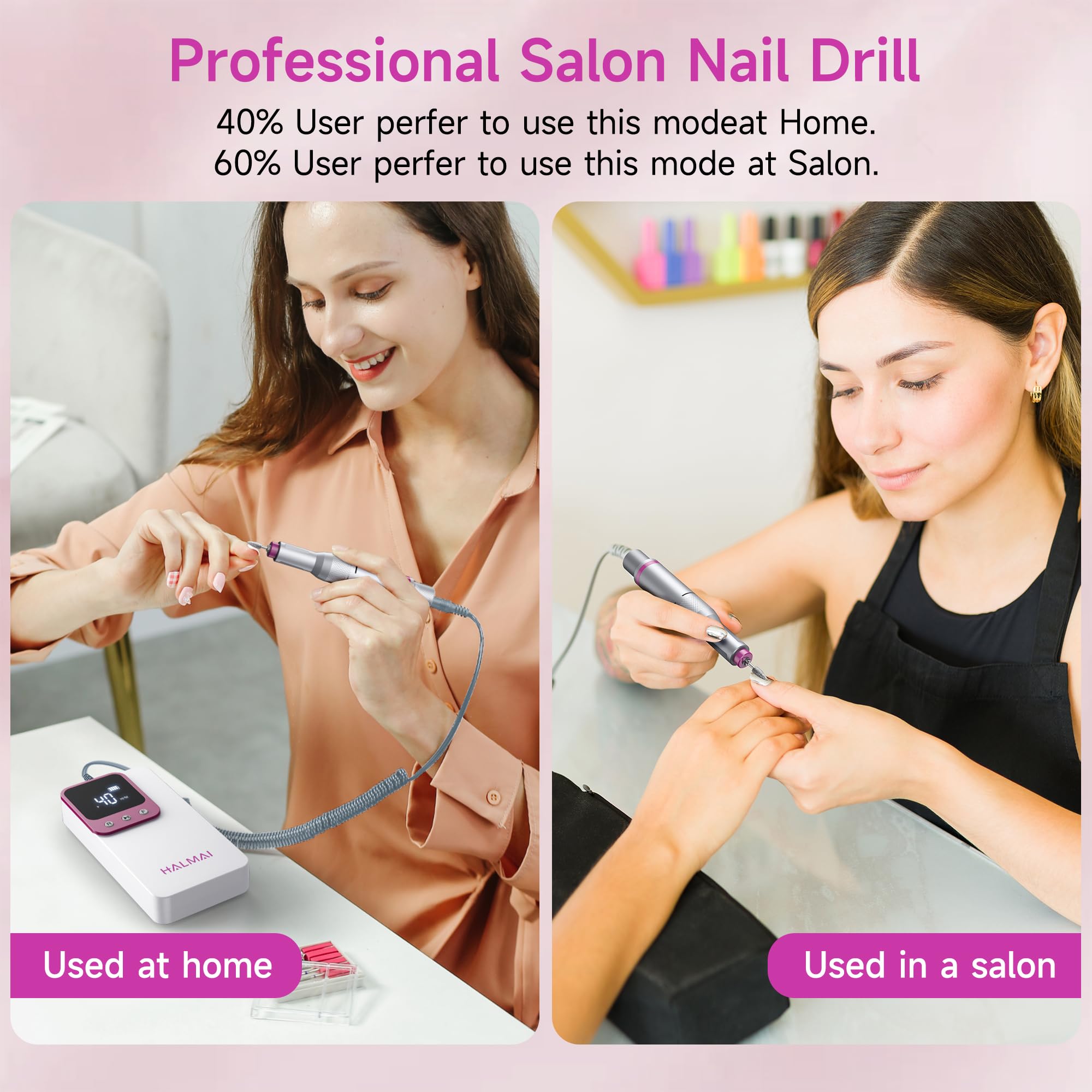 Halmai portable nail file compact and lightweight for travel