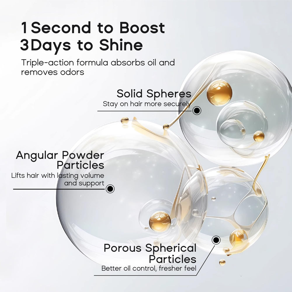 HALOVIDA talc-free formula cares for sensitive scalps and color-treated hair