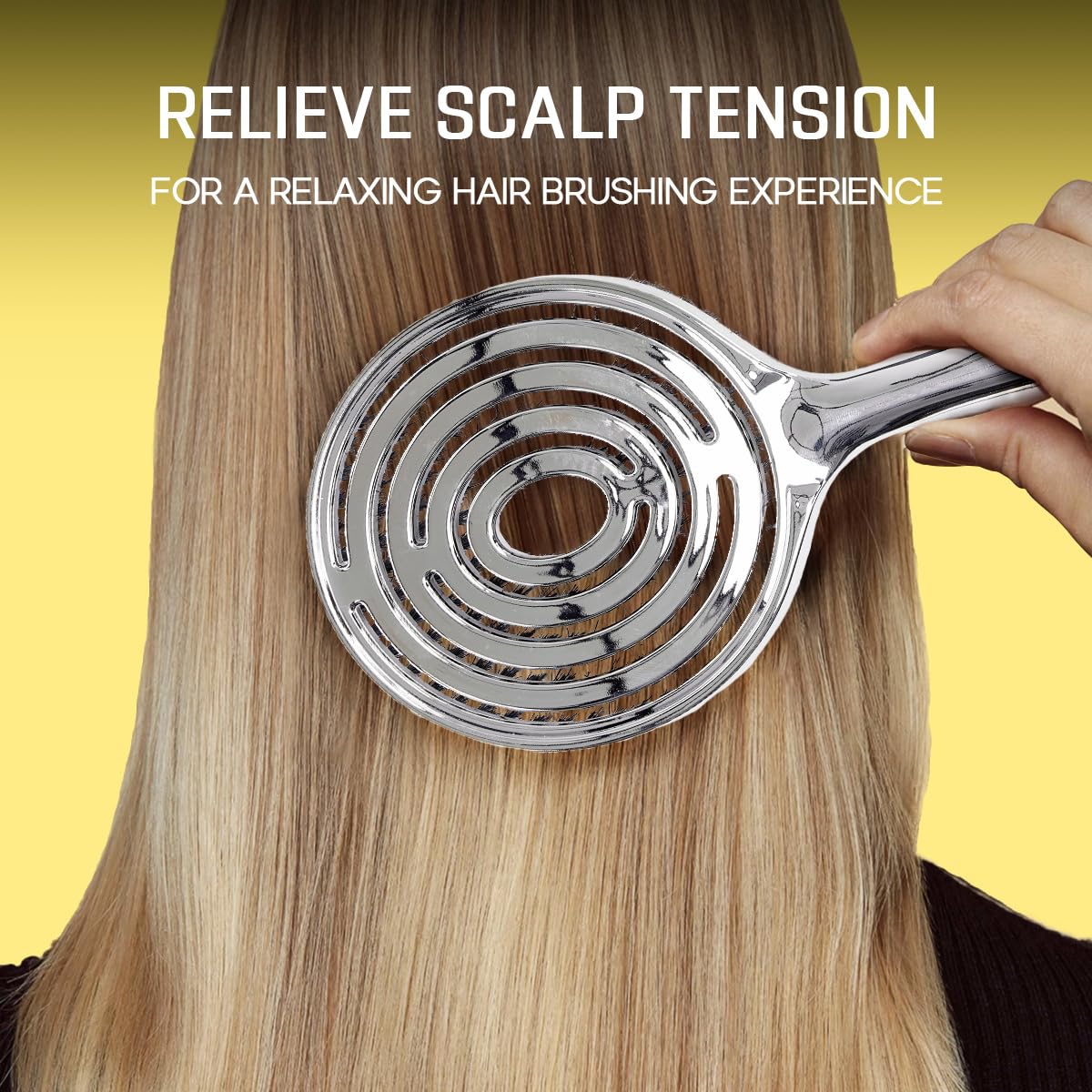 HALOVIDA nylon and hog bristle combo for smooth hair
