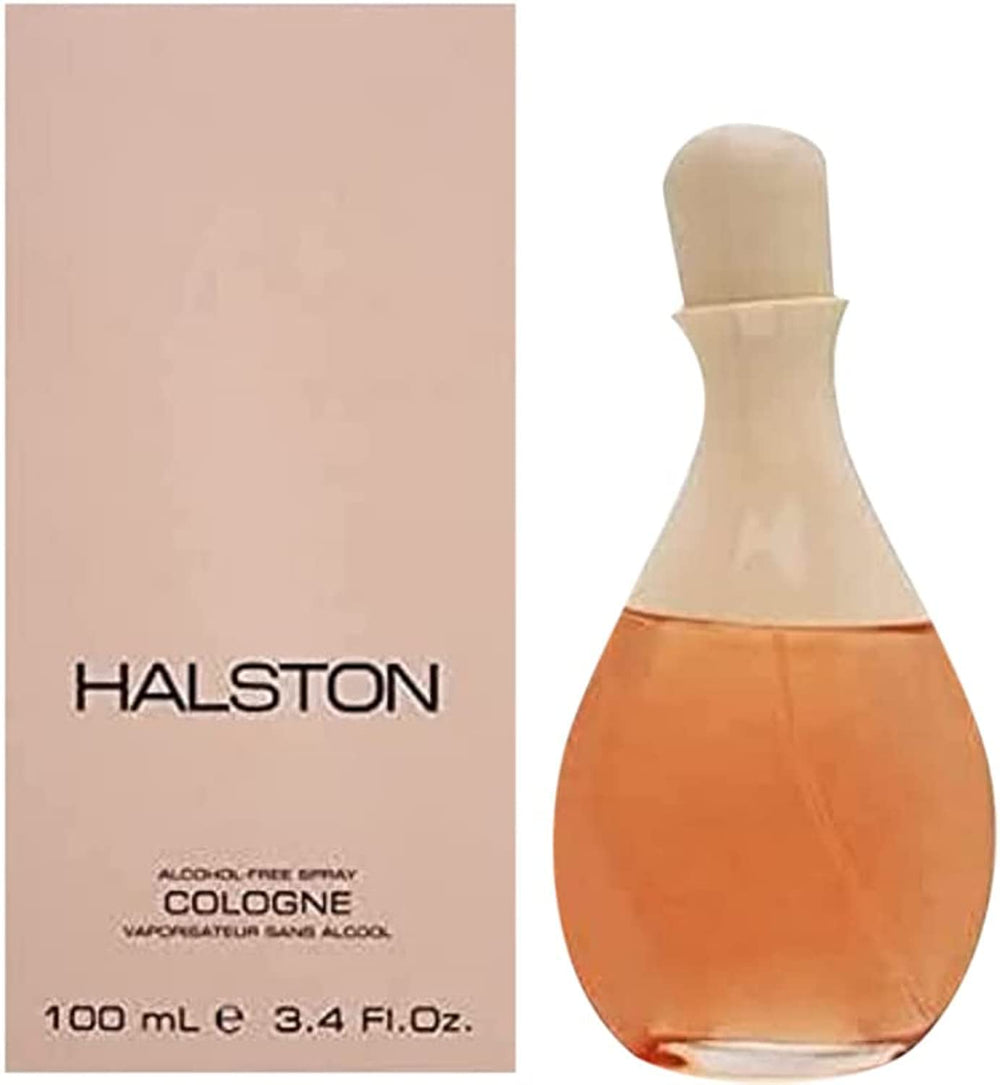 HALSTON Women’s Cologne bottle front view, timeless wearable scent for daily elegance.