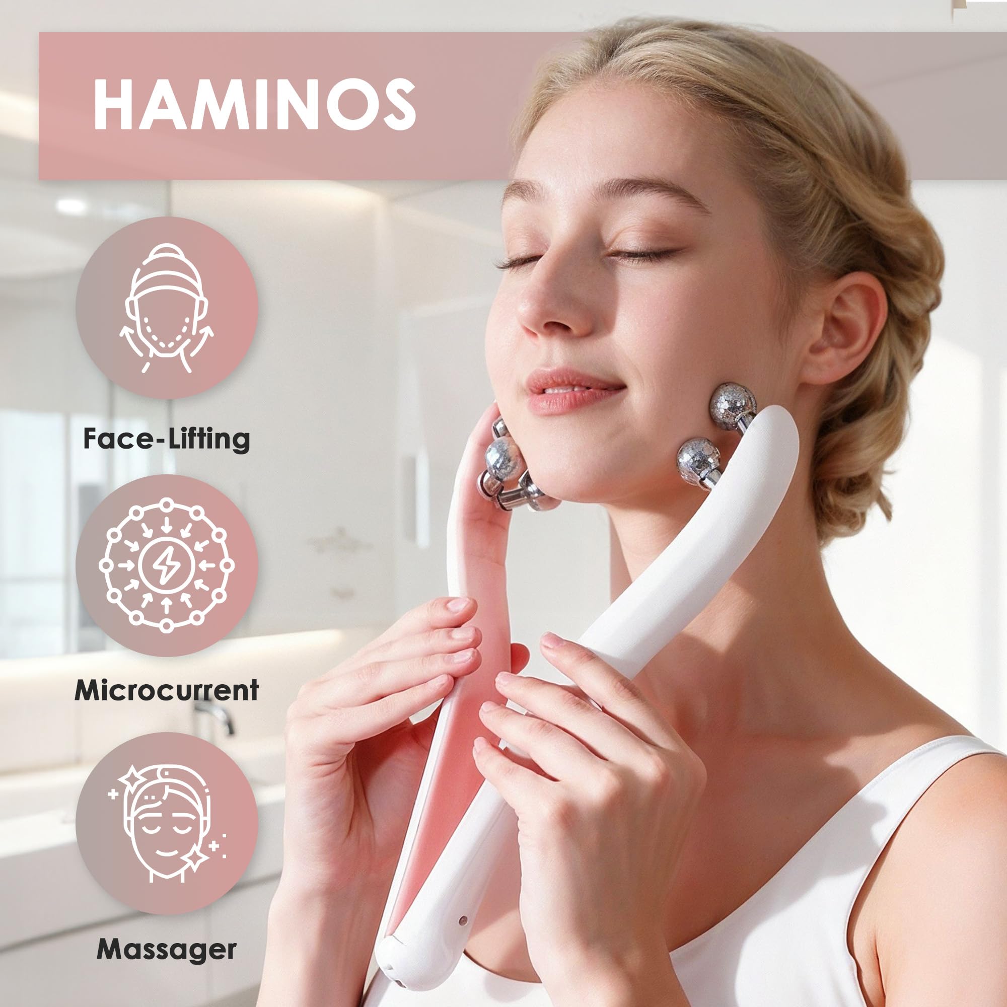 HAMINOS USB-C rechargeable design enables cordless convenience.